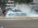 BMW i3 burning