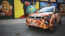 BMW i3 Spaghetti Car by Maurizio Cattelan