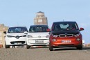 BMW i3 vs Renault Zoe vs VW E-Up