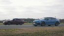 BMW i4 M50 Drag Races Audi RS 5 Sportback