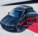 BMW i7 M alternative design rendering by maxshkinder