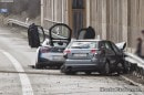 BMW i8 Audi A3 crash
