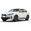 BMW iX4 new gen based on iX and i4 rendering by KDesign AG