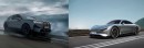 BMW iX M60 and Mercedes EQXX visions comparison
