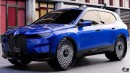 BMW iX Hi-Riser Forgiato 26s CGI makeover by 412donklife