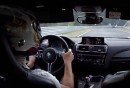 BMW M2 Chasing McLaren 650S on Nurburgring Runs Into Massive E36 BMW Crash