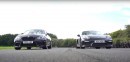 BMW M2 CS vs. Porsche Cayman GT4 (981) drag race