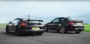 BMW M2 CS vs. Porsche Cayman GT4 (981) drag race
