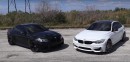 BMW M2 Drag Races BMW M3 Competition