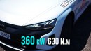BMW M240i xDrive drag races Audi e-tron GT