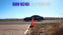 BMW M240i xDrive drag races Audi e-tron GT
