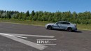 BMW M3 Competition Drag Races BMW M850i xDrive