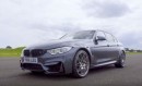 BMW M3 Competition Package vs M4 GTS Drag Race