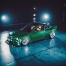 BMW M3 CSL Live To Offend widebody kit rendering
