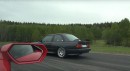 BMW M3 E30 drag racing