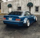 E36 BMW "Flat Boy" widebody (rendering)