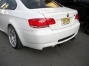BMW M3 with screaming exhaust