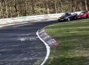 BMW M3 vs Porsche 911 Nurburgring crash