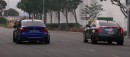 BMW M3 on Bolt-Ons Drag Races Cadillac CTS-V on Bolt-Ons
