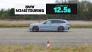 Alpina B3 v BMW M3 v M340i v M340d: Touring DRAG RACE