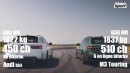 Audi RS 4 Avant vs BMW M3 Touring drag race