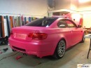 BMW M3 Wrapped in Matte Pink