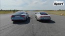 BMW M4 CSL drag races Porsche 911 GT3