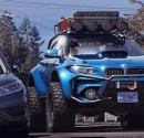 BMW M4 gets digitally remastered into overlanding rig by moaoun_moaoun on Instagram