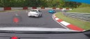 BMW M4 vs. Hot Hatch Trio Nurburgring chase
