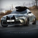 BMW M4 X-Track Shooting Brake rendering by sugardesign_1
