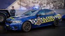 BMW M5 Competition police car