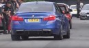 BMW M5 Crashes into M135i