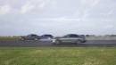BMW M5 CS v AMG E63 v Audi RS6 v Porsche Panamera Turbo: DRAG RACE