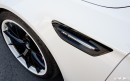 BMW F10 M5 on Black and White Wheels
