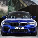 BMW M5 facelift rendering