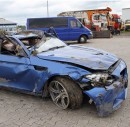 BMW M5 wrecked in South Africa