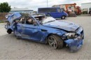 BMW M5 wrecked in South Africa