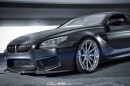 BMW M6 with tire lettering