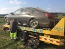 BMW M760Li crash