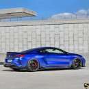 BMW M8 Competition mid-engine CGI transformation rendering by superrenderscars