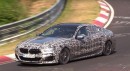 BMW M850i Gran Coupe Sound Great at Nurburgring Carousel Corner