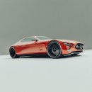 BMW Mzero & Mercedes Red Pig Hommage renderings by al.yasid