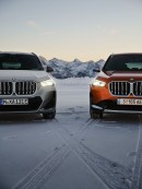 BMW iX1 and X1 in Austria for winter testing