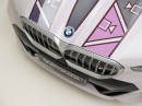 BMW i5 Flow Nostokana art car featuring color-shifting technology