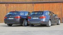 BMW 320i Touring vs 520i Touring