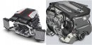 Audi's V8 TDI engine versus BMW's quad-turbo six-cylinder