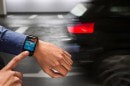 BMW i3 Remote Valet Parking Assistant app on smartwatch