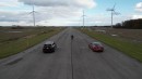 BMW X3 M Competition vs Tesla Model 3 Performance drag and roll race