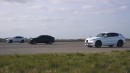 BMW X4 M Drag Races Porsche Macan Turbo and Alfa Stelvio QV, Excuses Follow