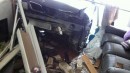 BMW X5 Crashes into house